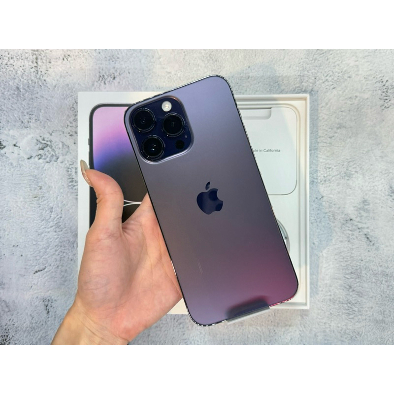 最高折＄5000♠️福利機 iphone 14 Pro Max 256G 紫色 台灣貨 100%