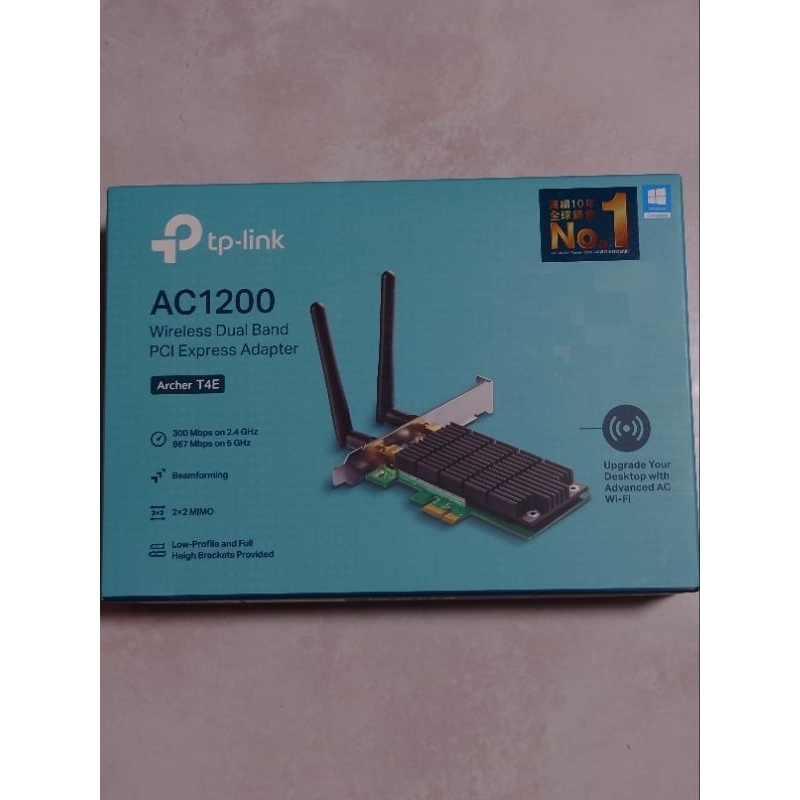 TP-Link Archer T4E AC1200雙頻PCI-E wifi無線網路介面卡(網卡)