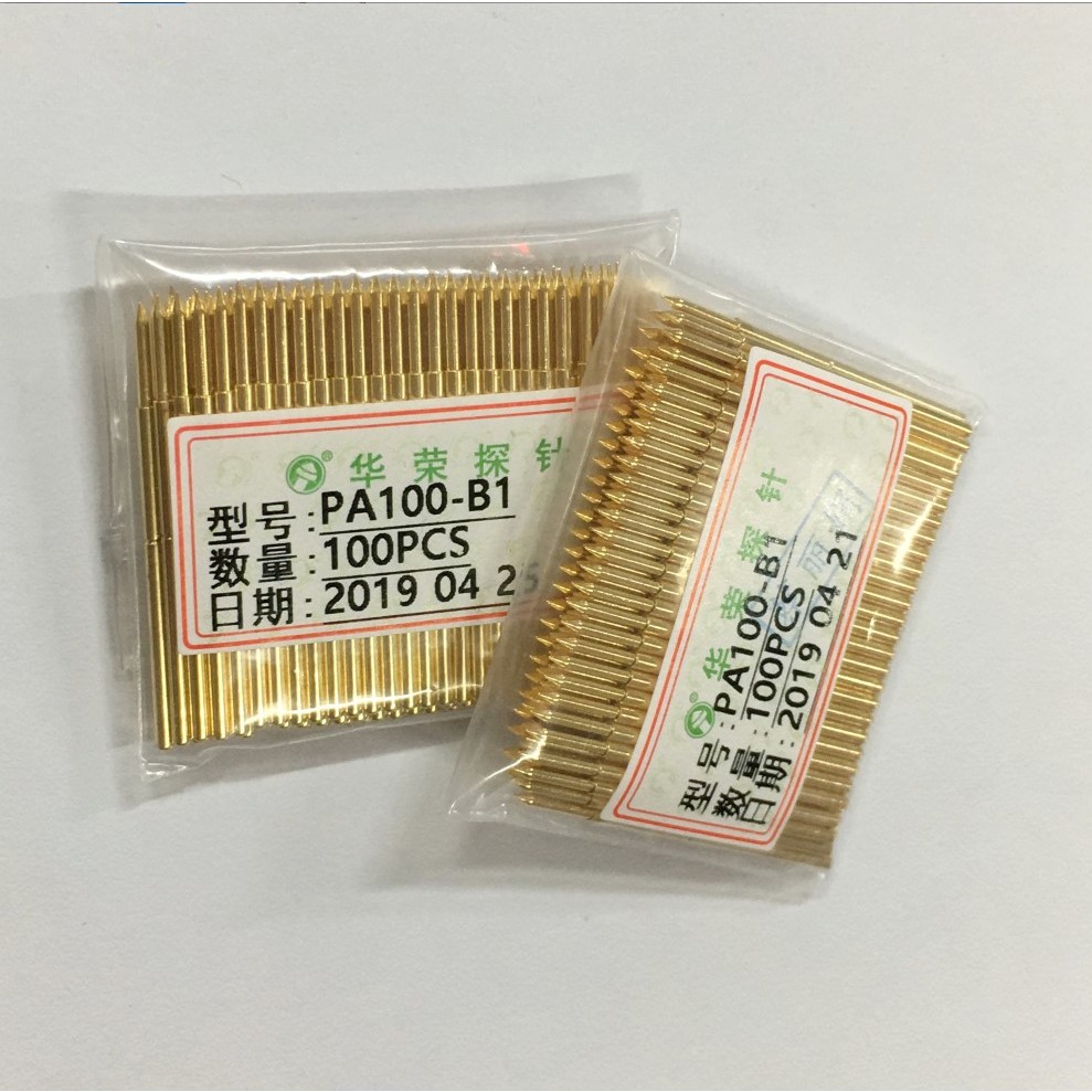 《台灣現貨》華榮探針PA100-B1 P100-B1 測試針 1.36MM彈簧頂針 導電針 直上圓尖頭