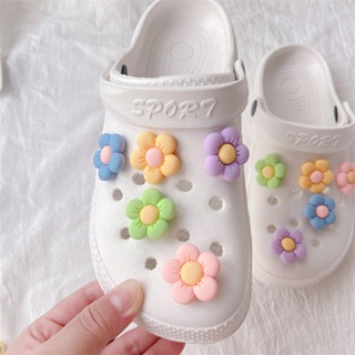 Material瑪特麗歐 鞋扣 彩色花朵造型DIY鞋扣 S7009