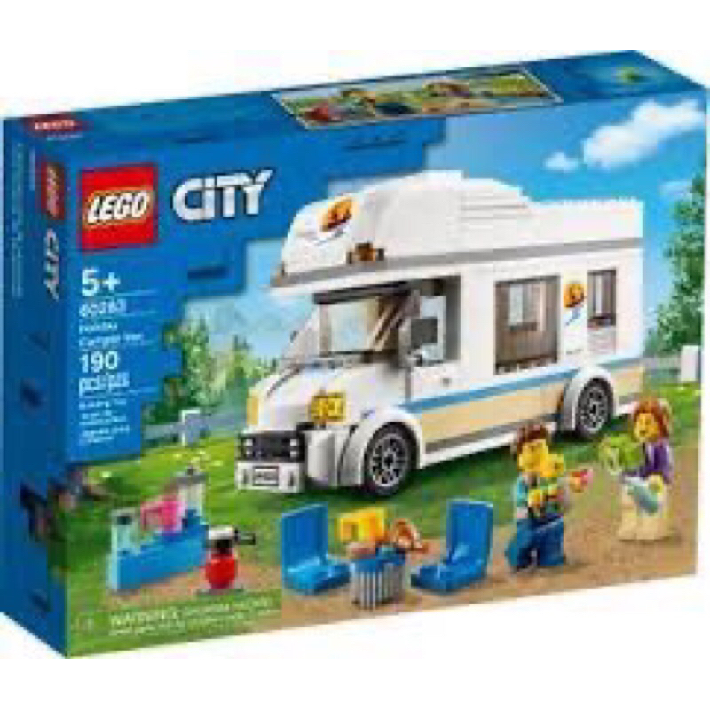 【豆豆Toy】LEGO 樂高-城市系列 60283 假期露營車.露營.嬰兒小孩