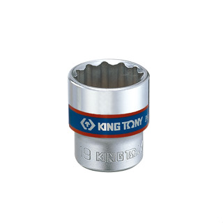 [士東工具] KING TONY 3330M 3/8" 3分 公制十二角套筒 短型 手動套筒 (6~24mm)