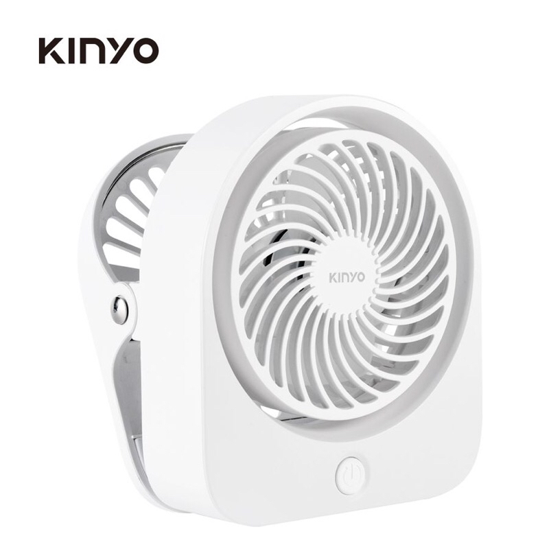 超好用的小風扇 KINYO夾立式迷你充電風扇(UF-1685)