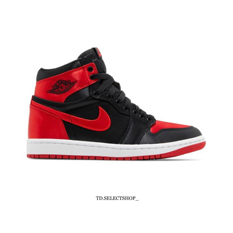 【T.D.】W Nike Air Jordan 1 Retro High OG 'Satin Bred' 2023