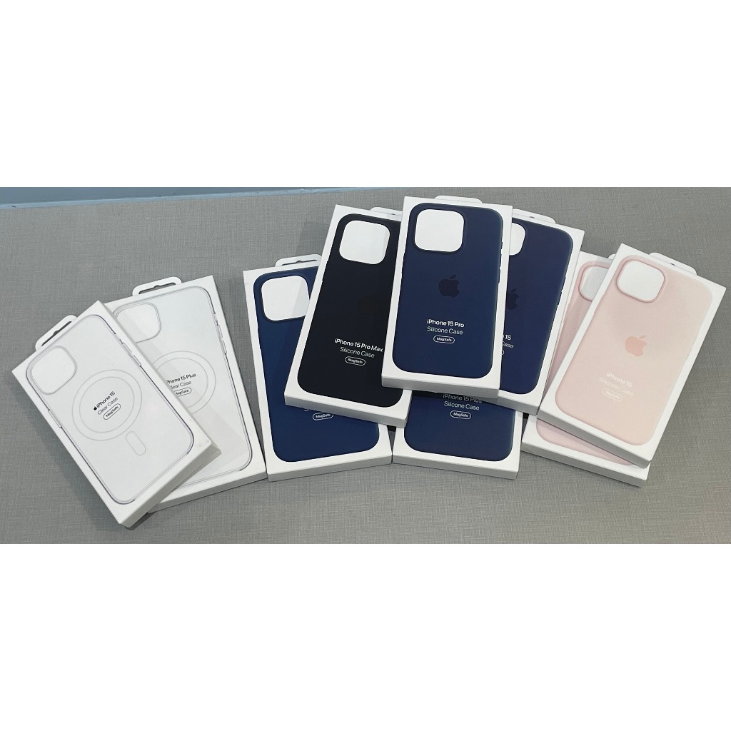 【i15 原廠殼現貨】Apple 原廠殼 iPhone 15 Pro/15 全系列 MagSafe 矽膠保護殼