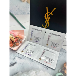 【C&L】YSL名模肌密光幻防護妝前乳體驗包1ml（玫瑰粉/羅蘭紫）SPF50PA++++