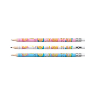 現貨《雄獅》MP202 奶油獅大三角自動鉛筆2.0mm 筆芯 學齡前 兒童 考試 2B 鉛筆 藍 粉 白