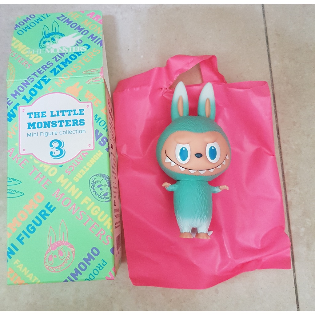 The Little Monsters 3 第三代 ZIMOMO 薄荷  LABUBU(迷你拉布布)  玩具  公仔