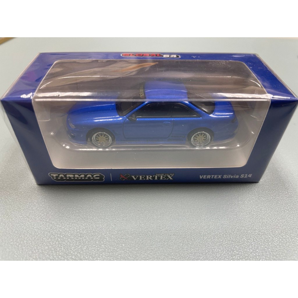 Tarmac Works VERTEX Silvia S14 藍色 Blue Metallic 1/64 現貨