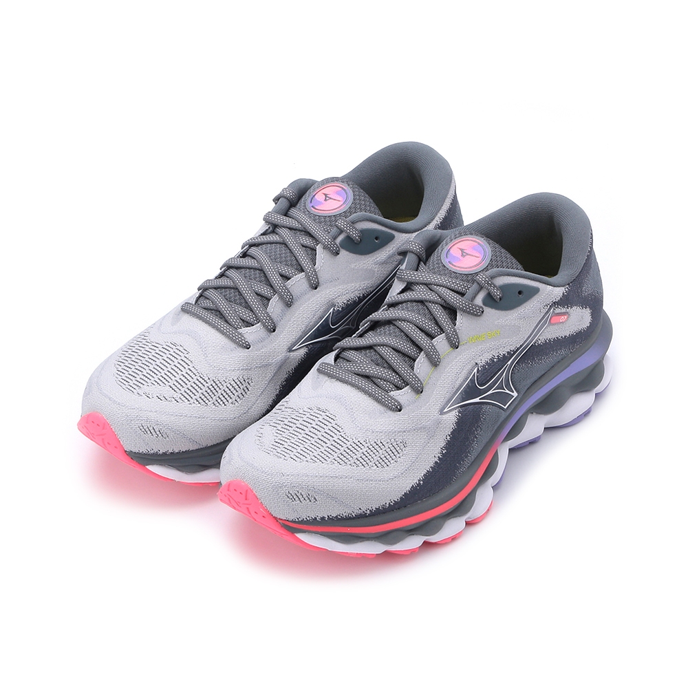 MIZUNO WAVE SKY 7 寬楦慢跑鞋 珍珠藍 J1GD231221 女鞋