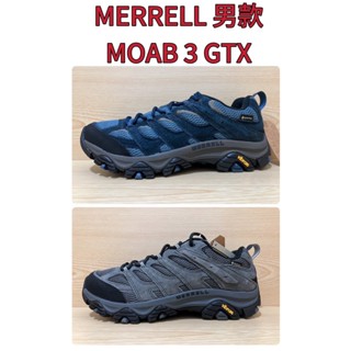 【MAZGO】MERRELL 男款 Moab 3 GTX 登山鞋 防水 寬楦 健行 登山 機能鞋 ML035799W