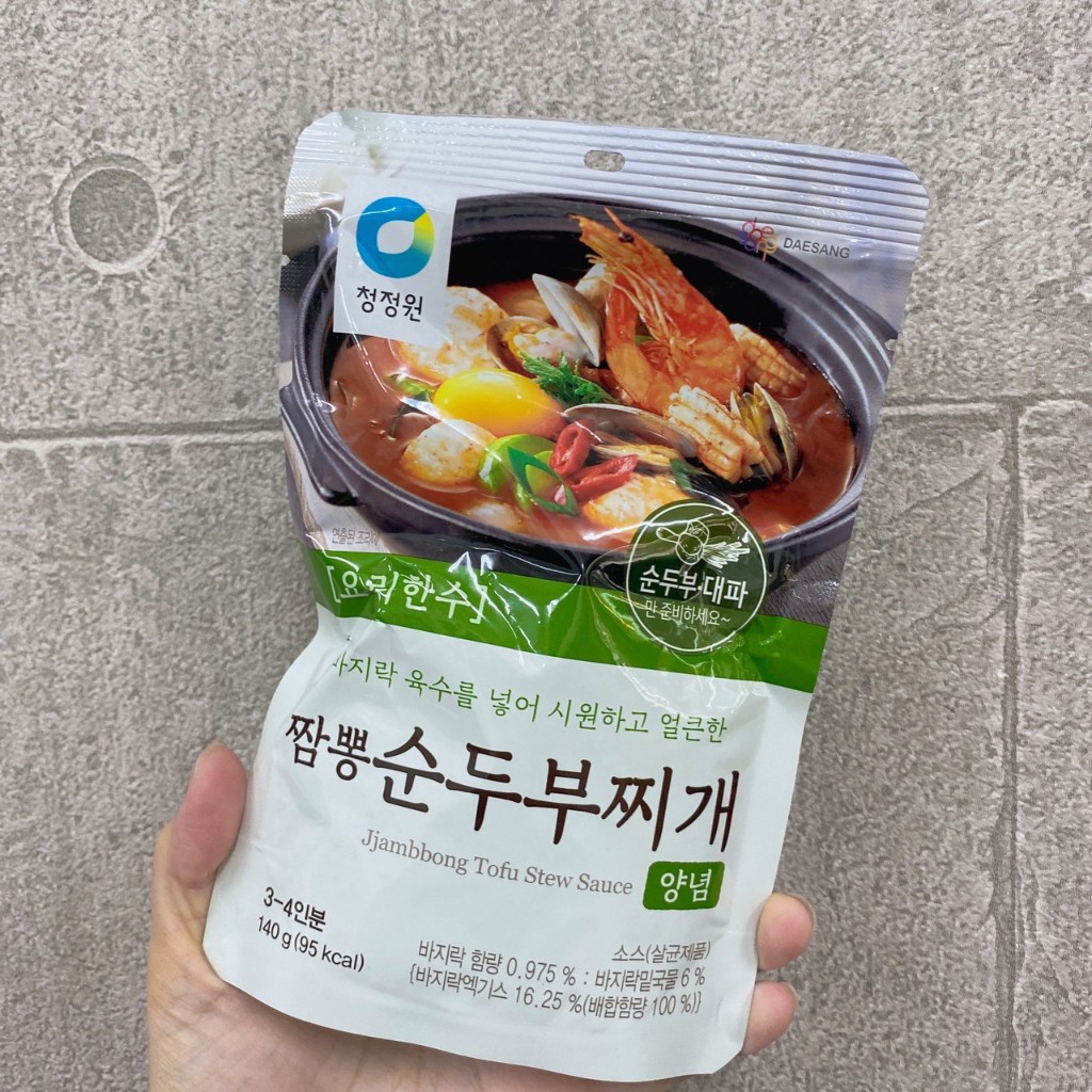 韓國 清淨園海鮮嫩豆腐鍋醬料包（拿滋輕鬆購）