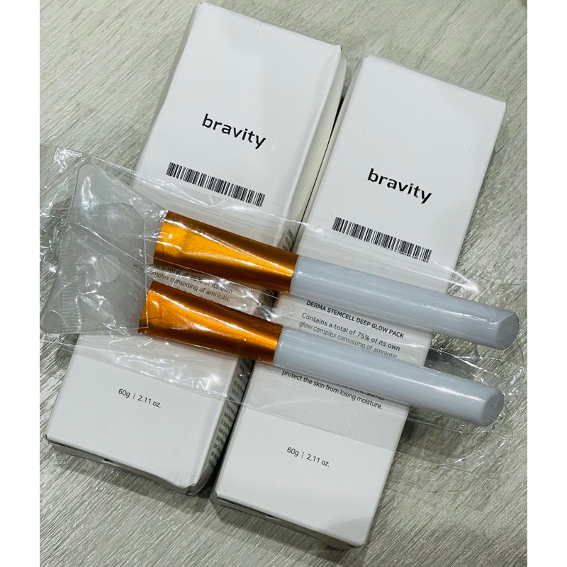 韓國Bravity膠原蛋白水光面膜60g(附贈面膜刷）