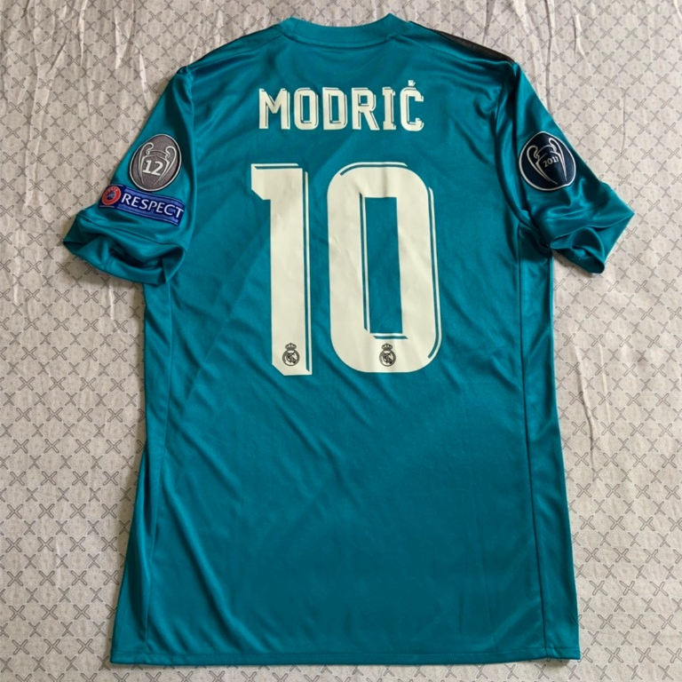 Adidas 2017-18 西甲皇家馬德里 Real Madrid 莫德里奇 Modric 第二客場足球衣