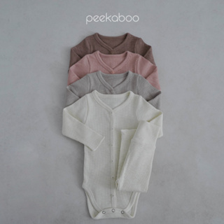 peekaboo 莫代爾鈕扣寶寶套裝 ｜嬰兒包屁衣 兒童睡衣 寶寶衣服 嬰兒衣服 女童套裝 嬰兒帽子 韓國童裝