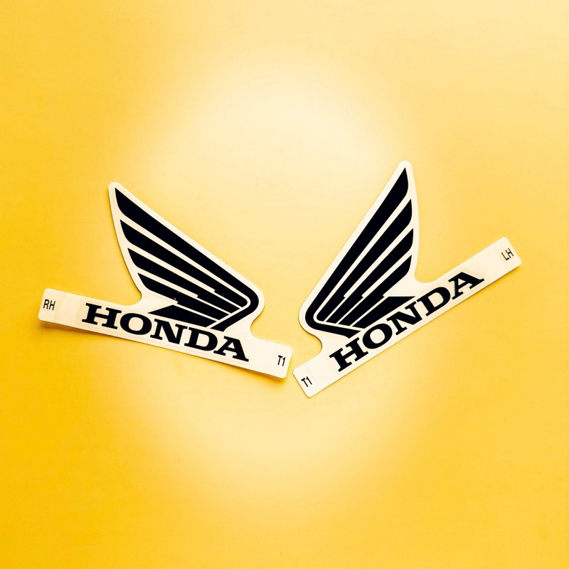 原廠 Honda 本田 翅膀貼紙 90mm CB150R CB300R Rebel500 銀色 黑色
