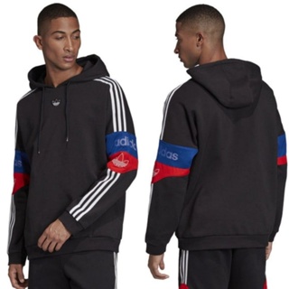 【現貨零碼】Adidas Team Signature Trefoil Hoodie 黑藍紅 內刷毛 連帽長袖上衣