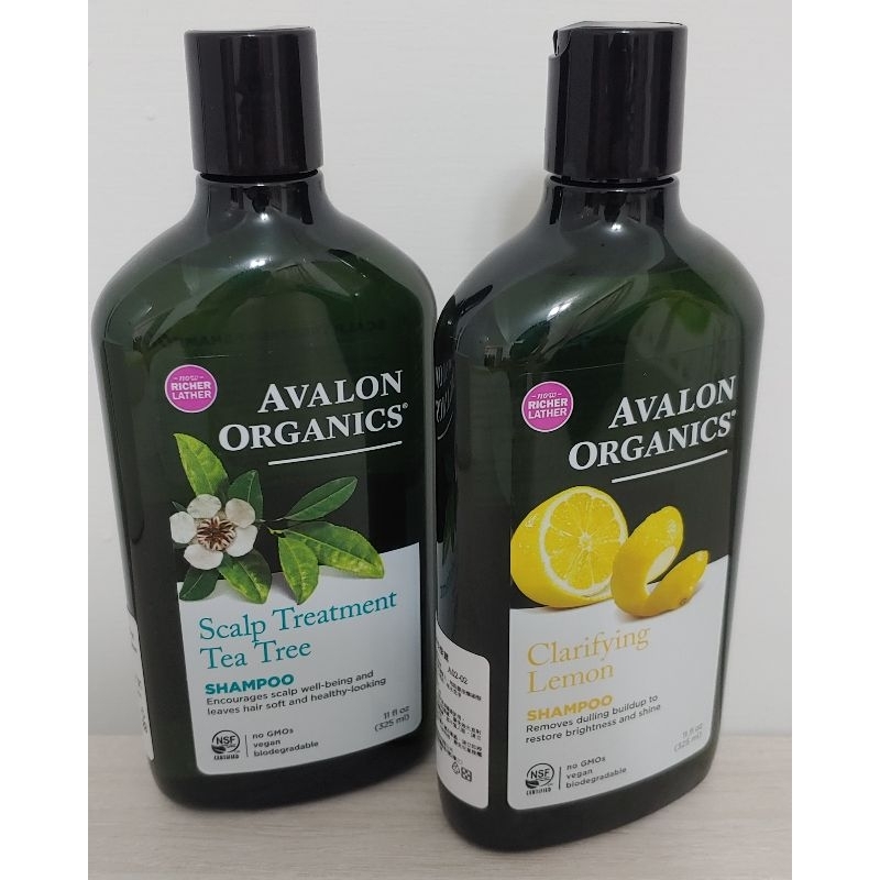 ［Avalon Organics] 美國有機精油洗髮精品牌 325 ml - 檸檬&amp;茶樹