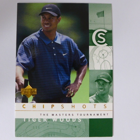 ~Tiger Woods/老虎伍茲/名人堂~2002年UD CHIPSHOTS.GOLF高爾夫球卡