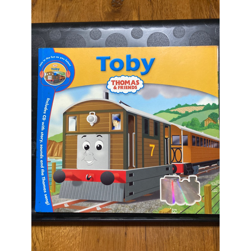 英文童書繪本， Toby Thomas &amp; friends系列，附CD, 湯瑪士小火車系列， 二手，適合親子共讀