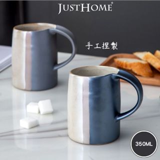 [Just Home獨家款] 陶瓷杯 馬克杯 杯子 400ML 馬克杯附蓋 水杯 陶瓷杯子 早餐杯 麥片杯 燕麥杯