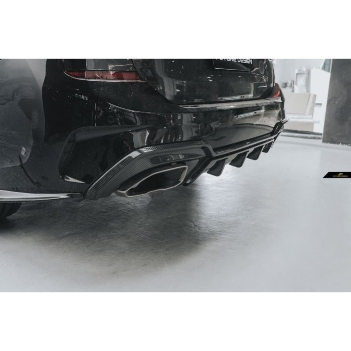 【Future_Design】BMW G20 G21 FDGT 高品質 四出 碳纖維 卡夢 CARBON 後下巴