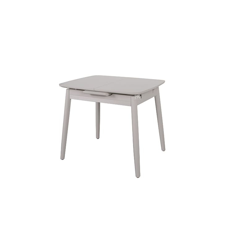 北極熊傢俱- 岩板水柔白折合餐桌 伸縮桌 功能桌 收盒桌