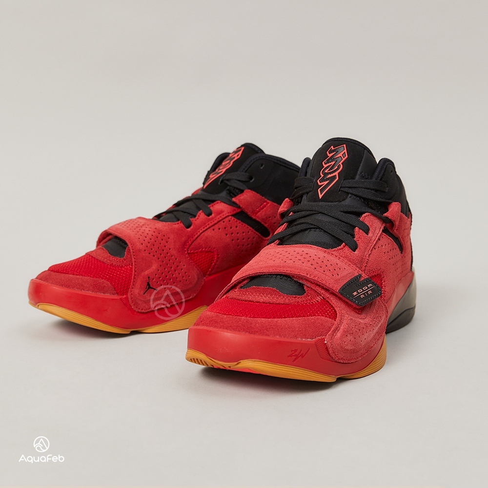 Nike Jordan Zion 2 Red Suede Gum 男 紅 魔鬼氈 氣墊 籃球鞋 DO9072-600
