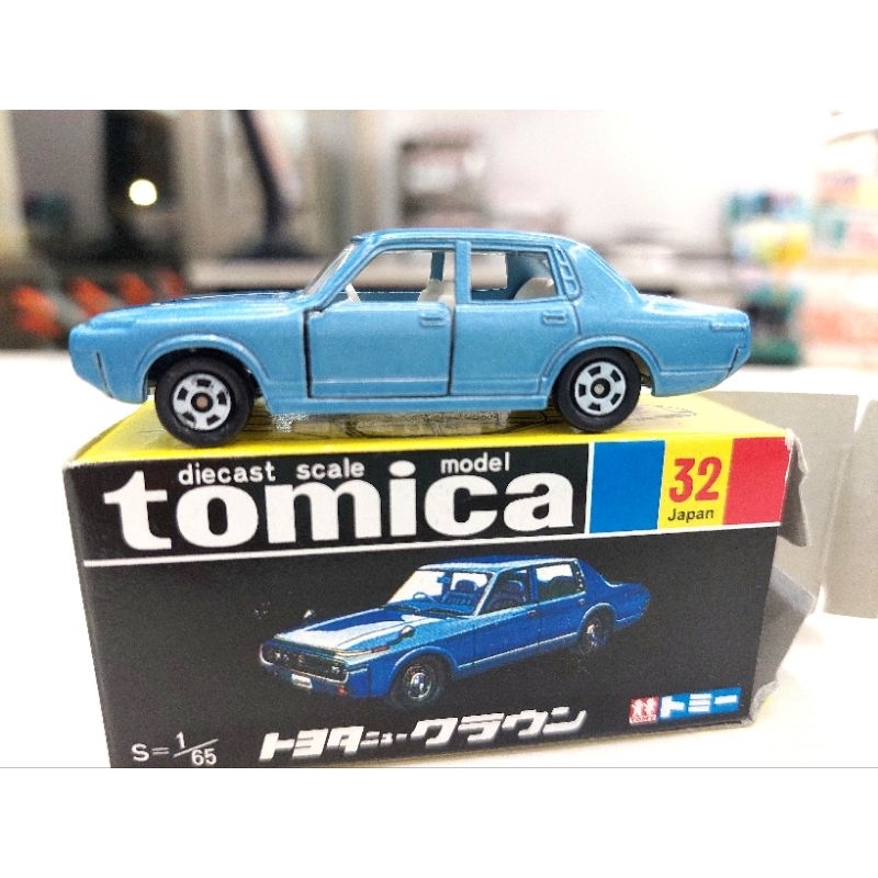 Tomica 32 復刻黑盒 絕版 復古 老車 NEW CROWN 金屬底盤
