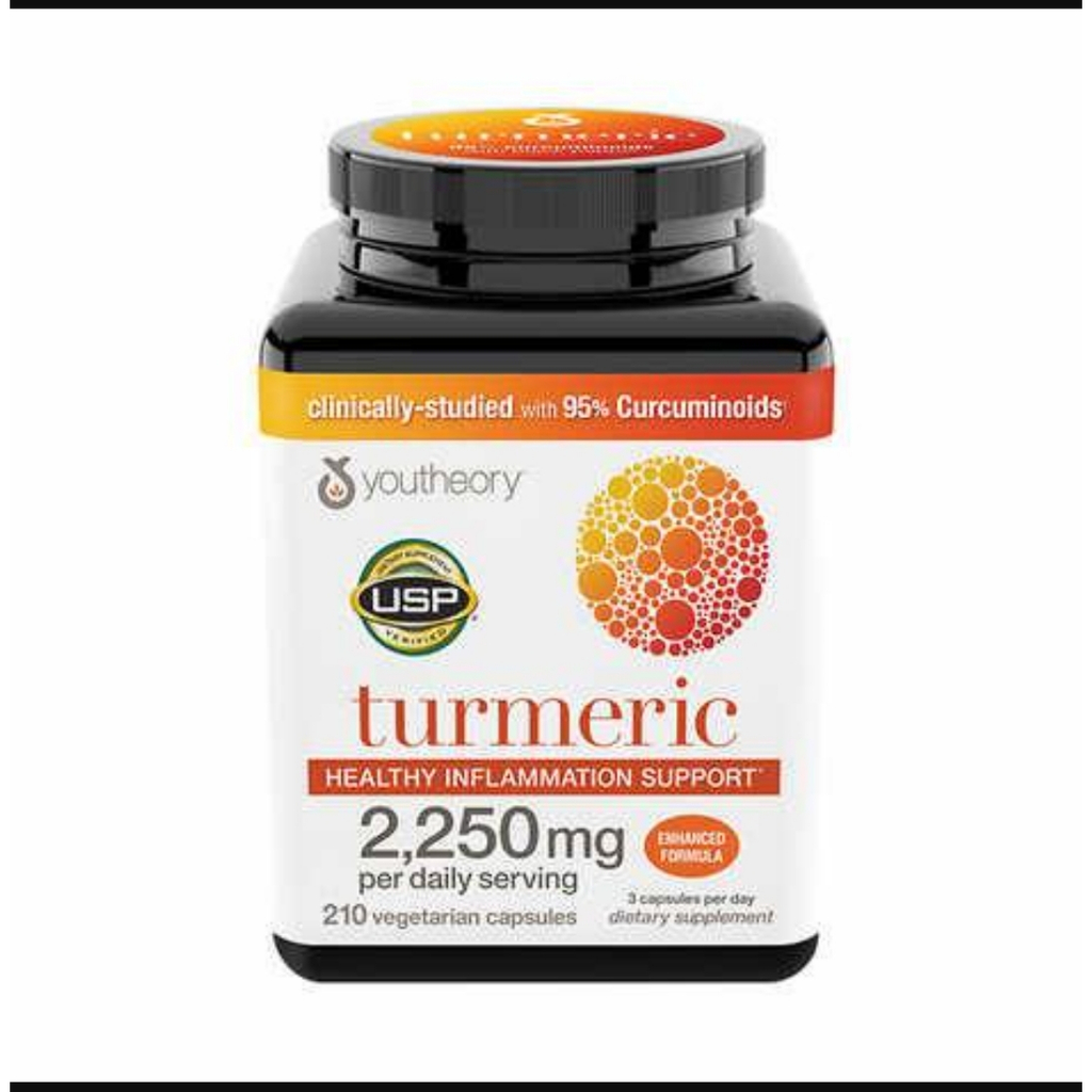最新現貨效期2026年 美國COSTCO原裝 全新強效Youtheory Turmeric薑黃素膠囊 2250mg