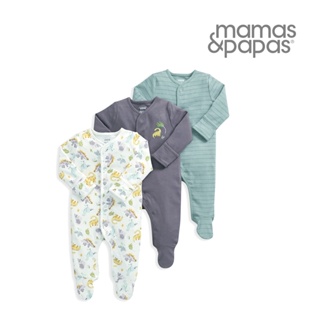 Mamas&Papas 白堊紀視線-連身衣3件組(4種尺寸可選)