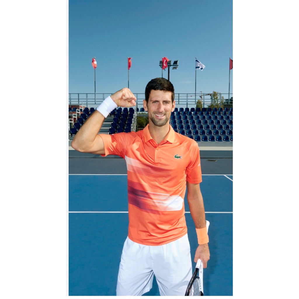 Lacoste Novak Djokovic喬科維奇2022紅土賽事網球衣