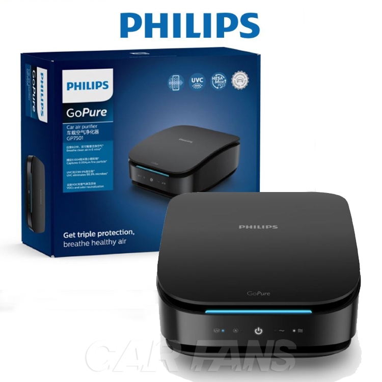 PHILIPS 飛利浦 UVC三重防護車用空氣清淨機 置式  GP7501 HESAMAX｜SFU150 專用清淨機濾網