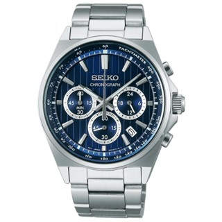 【SEIKO 精工】 CS系列 條紋設計賽車計時手錶 8T63-01T0B 41mm 現代鐘錶SK016