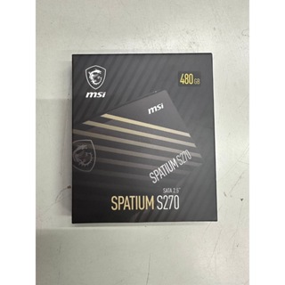MSI微星 SPATIUM S270 480GB SATA 2.5 SSD
