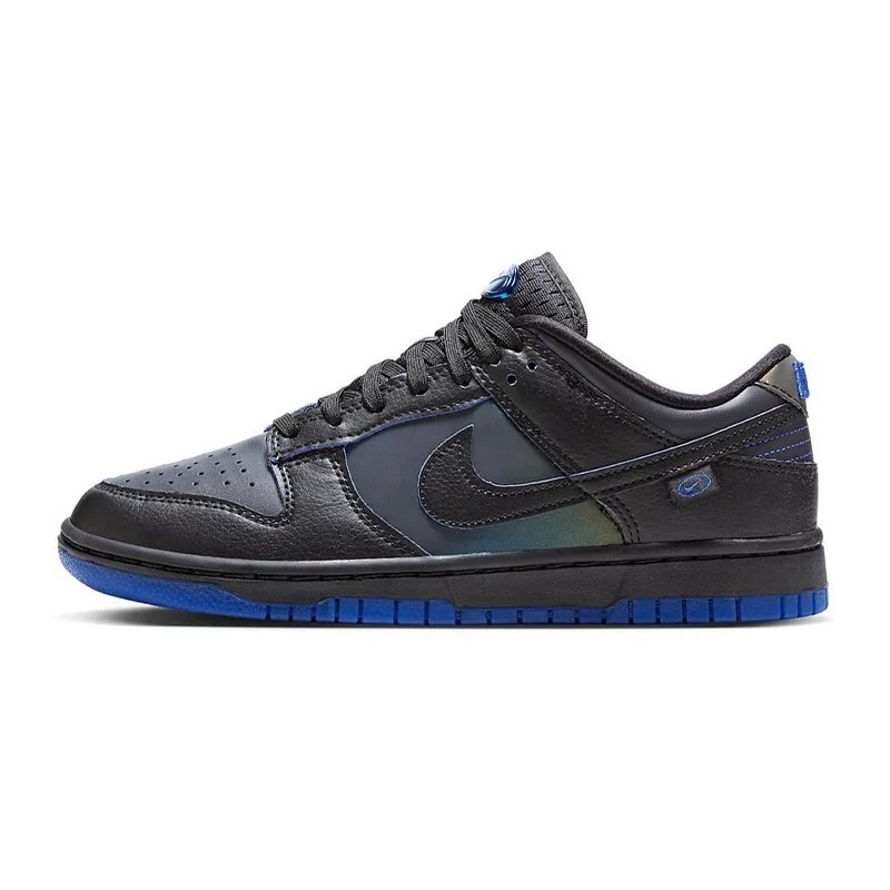 Nike Dunk Low Iridescent/Royal Blue 虹彩造型 黑藍 女鞋 FB1842-001 現貨