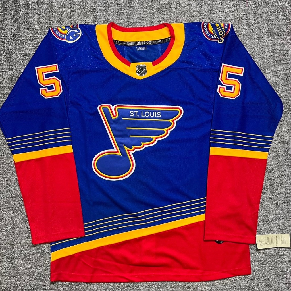 【𝐇𝟐𝐂】NHL冰球衣 Saint Louis Blues 聖路易斯藍調 美式復古 oversize hiphop球衣
