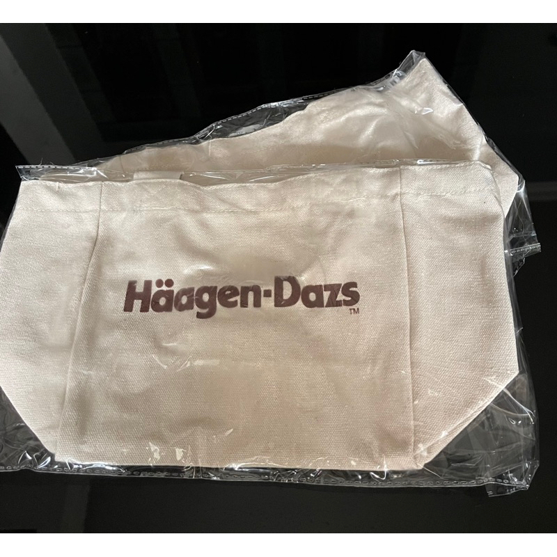 全新 哈根達斯 HaagenDazs帆布手提袋 帆布包包