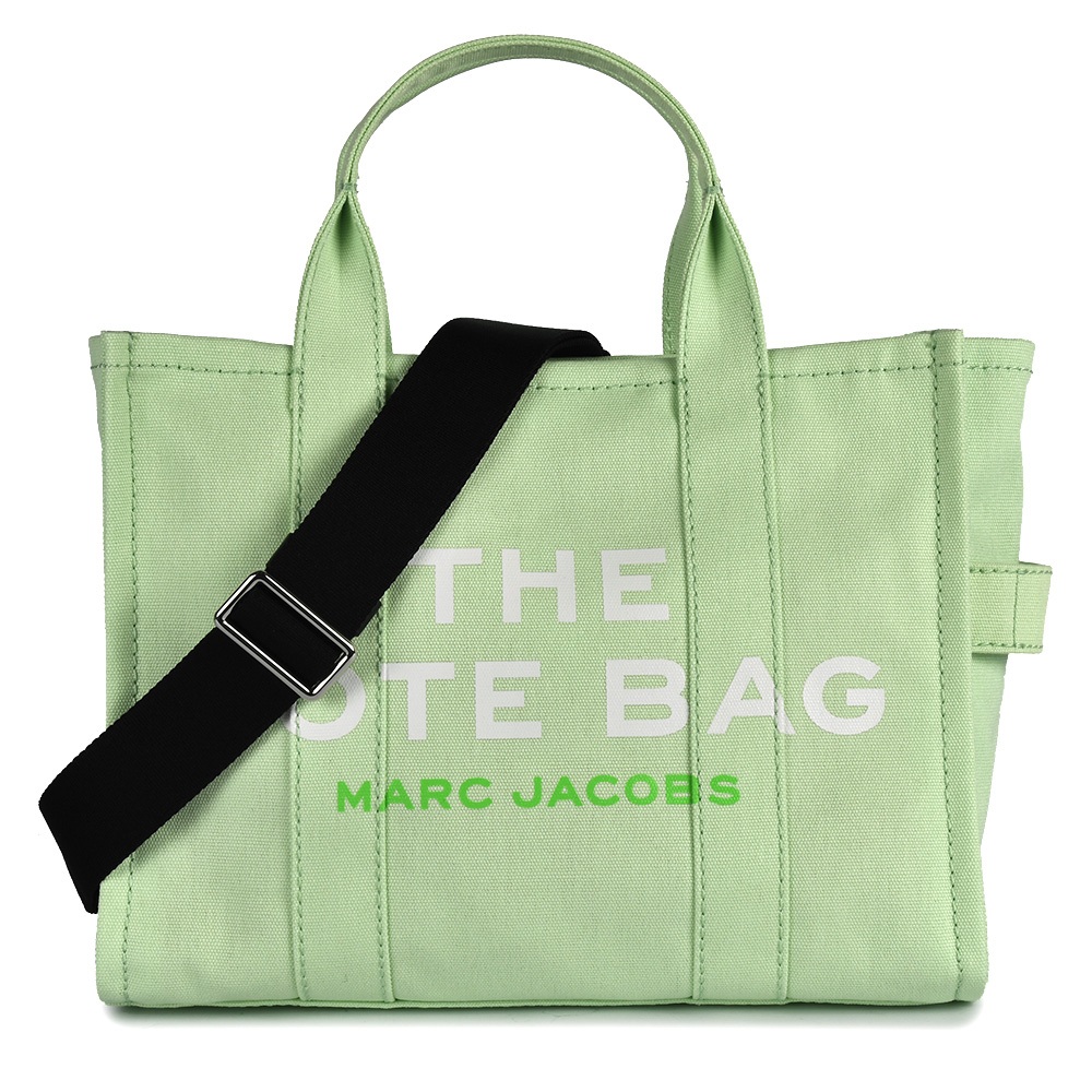 MARC JACOBS THE TOTE帆布手提斜背兩用托特包(淺綠)920485-353