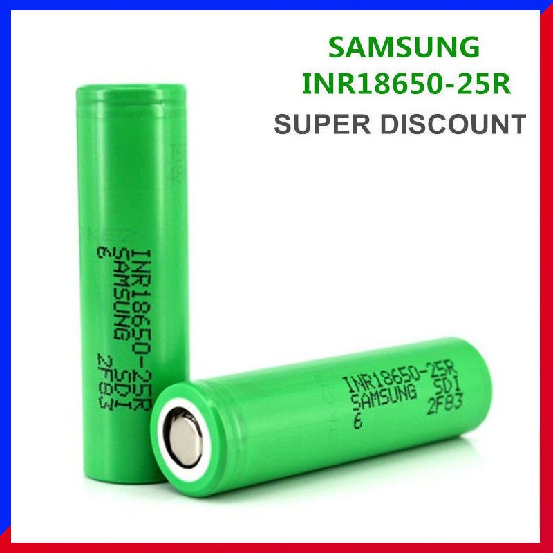 SAMSUNG三星 2500mAh 動力電池 INR18650 25R 20A 18650鋰電池 適用電動工具 充電寶