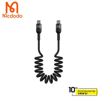 Mcdodo 麥多多 奧米加 雙TypeC 充電線 PD QC 3A 快充 傳輸 車用 彈簧 手機 1.8M 臺灣公司貨