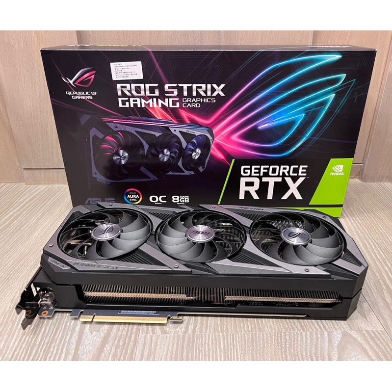 華碩 ASUS ROG 3060 TI O8G GAMING 顯示卡