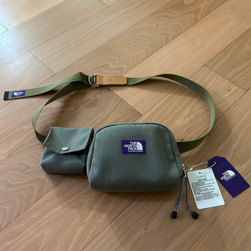 THE NORTH FACE PURPLE LABEL 紫標 NN7310N 側背包 小腰包 軍綠色