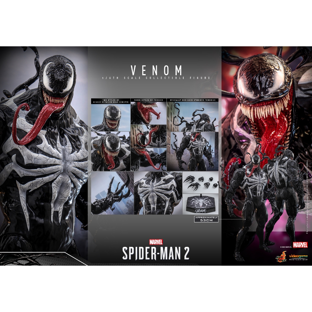 【新品預購】Hot Toys VGM59 漫威 蜘蛛人 猛毒 Venom 非 MMS590 MMS626 AMC031