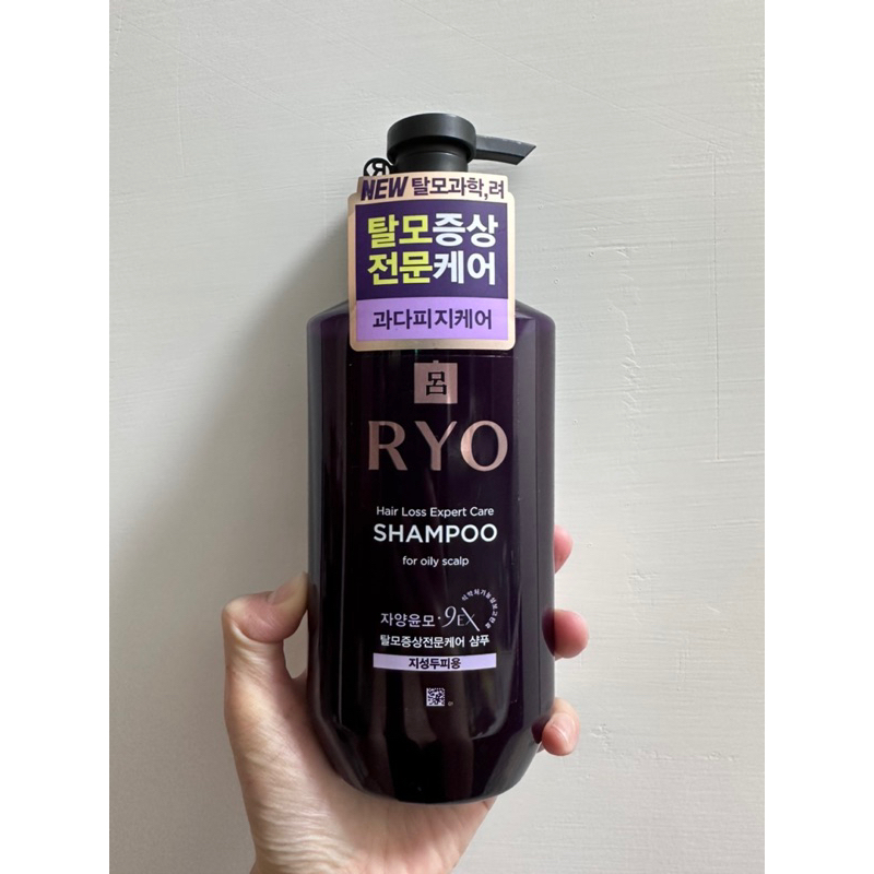 韓國 Ryo 呂 洗髮精 油性頭皮適用 400ml