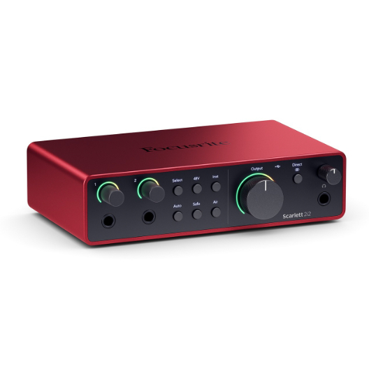 Focusrite Scarlett 4th Gen 第4代 2i2 錄音介面