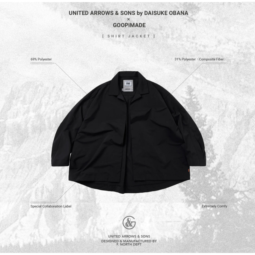 GOOPiMADE x UNITED ARROWS &amp; SONS by DAISUKE OBANA Shirt Jack