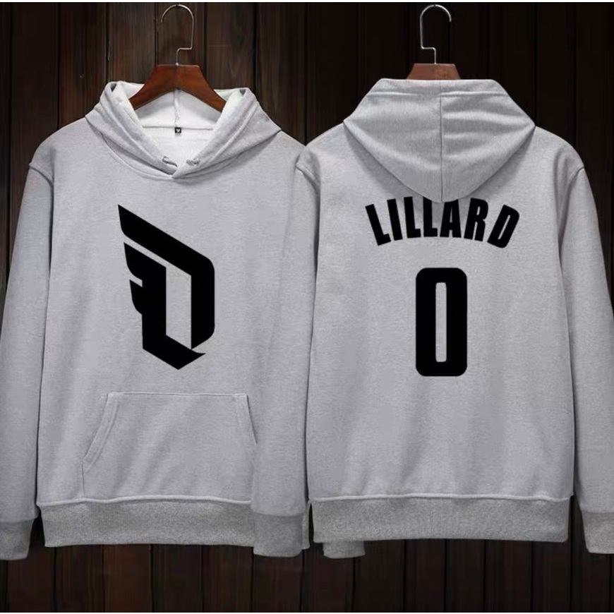 🎀利拉德Damian Lillard帽T長袖連帽T恤上衛衣🎀NBA球衣公鹿隊拓荒者運動衣服棉T大學T男T女籃球衣C100