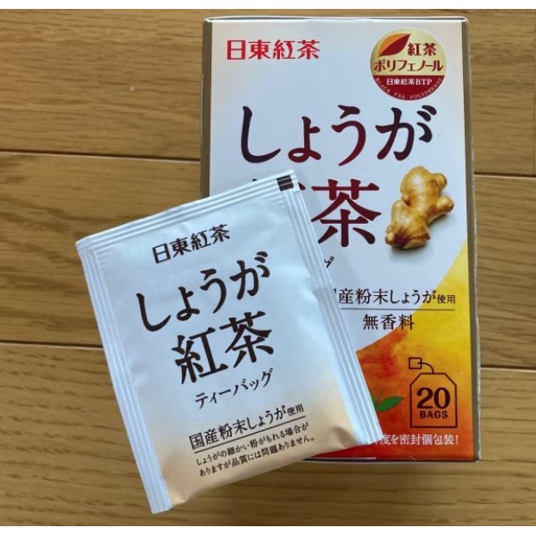 日本原裝 日東紅茶 20入濃郁生薑紅茶 無糖 個包裝 ✈️鑫業貿易