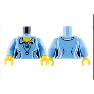 Lego 樂高 973pb0984c01 女生 藍夾克 人偶 人仔 身體